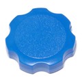 Midwest Fastener 1/4" Blue Plastic Flowerette Thumb Screw Knobs 4PK 70932